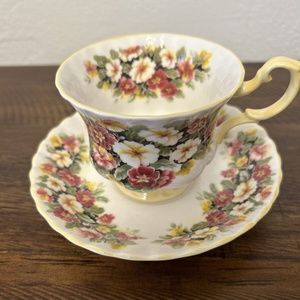 Royal Albert tea cup and saucer set - Primula